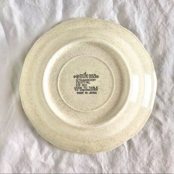 CLEARANCE Mikasa VTG Strawberry Festival Saucer Oven To Table 6.25" Diameter - Picture 4 of 6